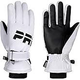 Feelorna Winter Ski Gloves for Men Women, Unisex Warm Snowboard Gloves Waterproof Touchscreen Snow Gloves for Cold Weather