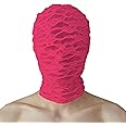 YECRUX Elegant Full Face Mask Cosplay Masquerade Party Stretchy Hood with Punk Style