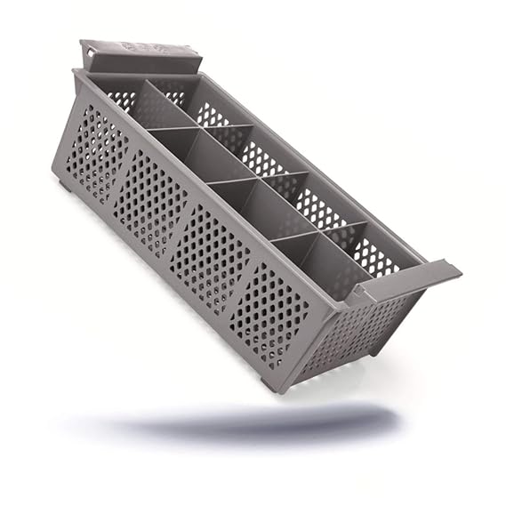 Kerafactum® - Besteckkorb Spülkorb Korb für Bestecke und Kleinteile Spülmaschine Spülmaschinenkorb universal aus Kunststoff 8