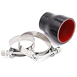 Timothy 2 to 2-12 Inch Black Silicone Reducer