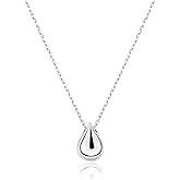 THEEVE Cute Pendant Dainty Gold Necklace for Women | 14k Gold & SIlver Plated Womens Necklaces with Bracelet | Small Love Waterproof Necklaces for Women