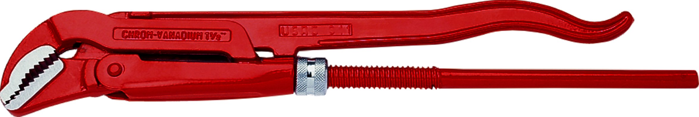 USAG U03110004 - 311 N - Swedish model pipe wrenches with thin, straight jaws bent to 45°