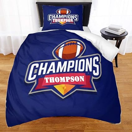 Amazon Com Etype Custom Name Duvet Cover Set Create Your Twin
