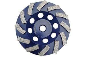 DT-DIATOOL 4.5 Inch Concrete Grinding Wheel Granite Marble with Turbo Row Diamond Segment