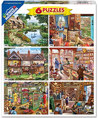 White Mountain Puzzles 6-in-1 Steve Crisp Collection Puzzle (1 Piece)