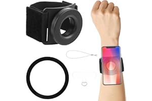 Running Phone Holder for iPhone, 360° Rotatable Magnetic Wrist Phone Holder, Armband Cell Phone Holder, Magnetic Phone Holder