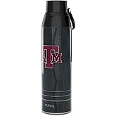 Tervis Venture Water Bottle Texas A&M Aggies - Full Speed Triple Insulated Tumbler Travel Cup Keeps Drinks Cold & Hot, 26oz, Stainless Steel