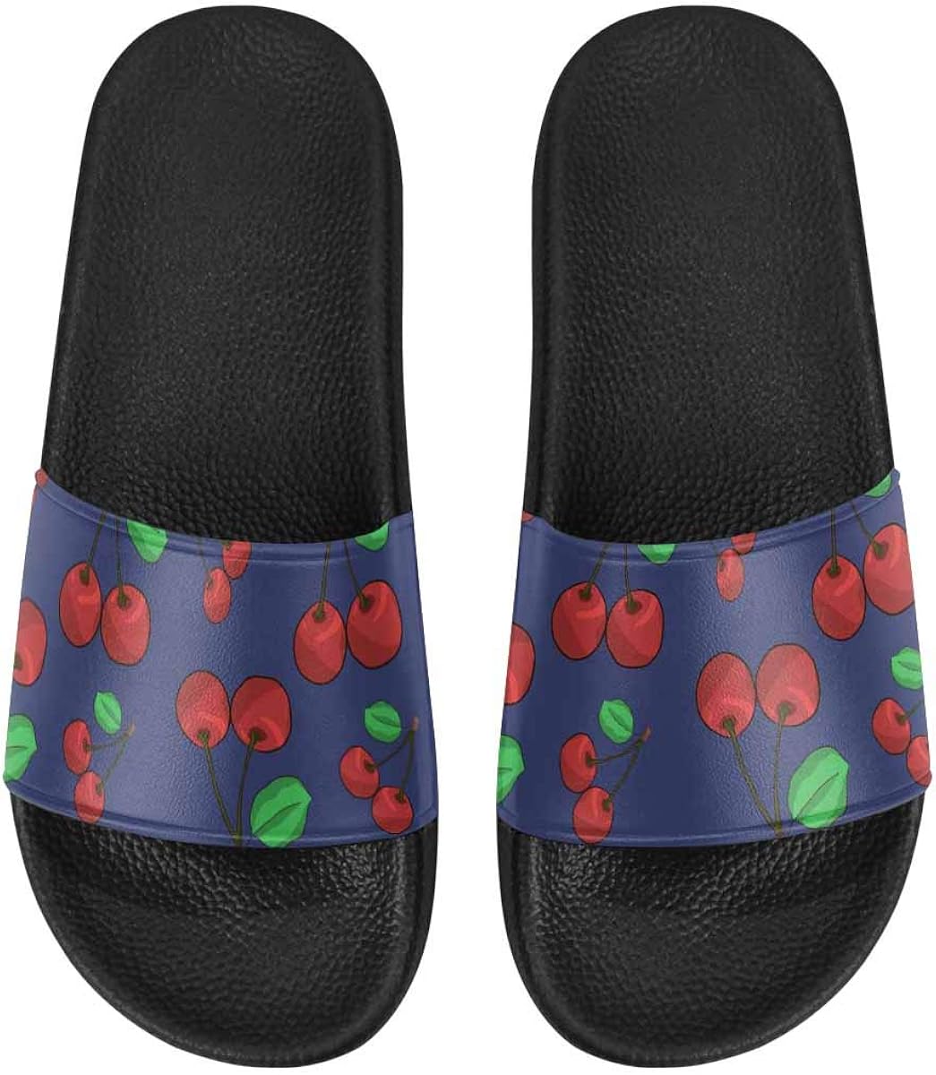 Amazon.com | INTERESTPRINT Women's Slip-on Shoes Beach Pool Shower Slippers Household Sandals 