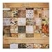 Tim Holtz, Advantus TH93054 Idea-ology Collage Mini Paper Stash Double-Sided Cardstock, 36-Sheet, Multicolored