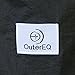 OuterEQ Portable Parachute Camping Hammocks Lightweight Nylon Fabric Travel Hammock (Olive/Black, 295cm x 198cm/Double)