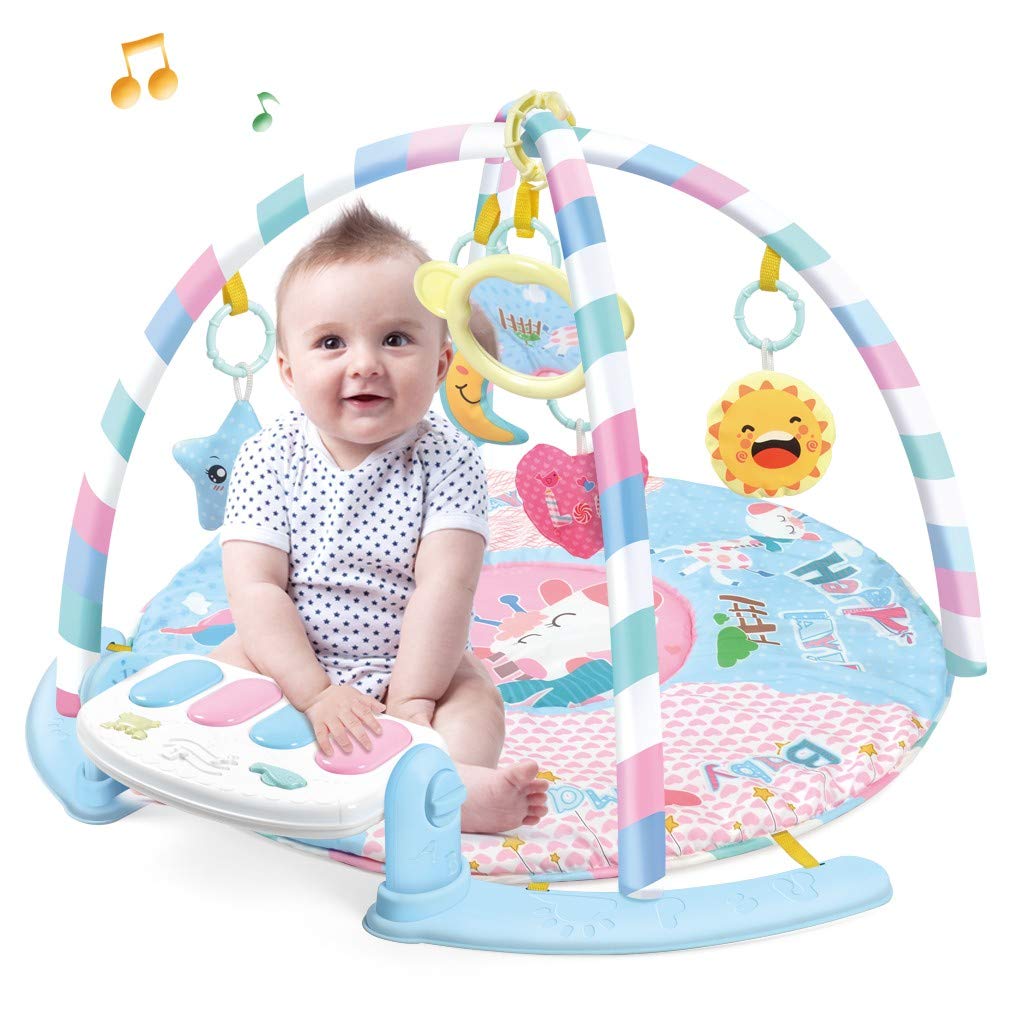 piano tummy time mat