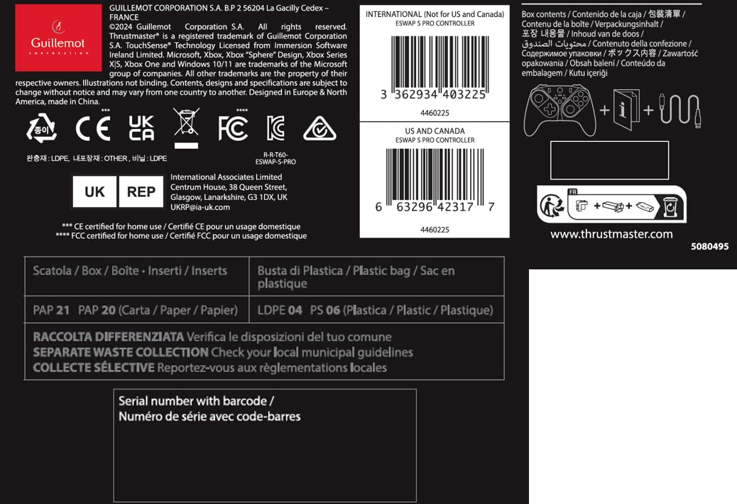 Thrustmaster ESWAP S Pro-Controller für Xbox Series X|S, Xbox One und Windows - Anpassbares Gamepad mit austauschbaren Modulen und hoher Präzision 6
