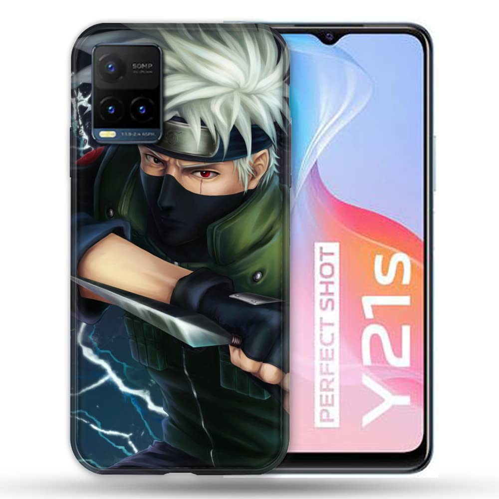 Cokitec Manga Naruto Kakashi Case for Vivo Y21 / Y21S / Y33S