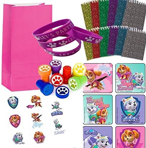 Girl Pups Paw Patrol Party Favor Sets - 12 Guests