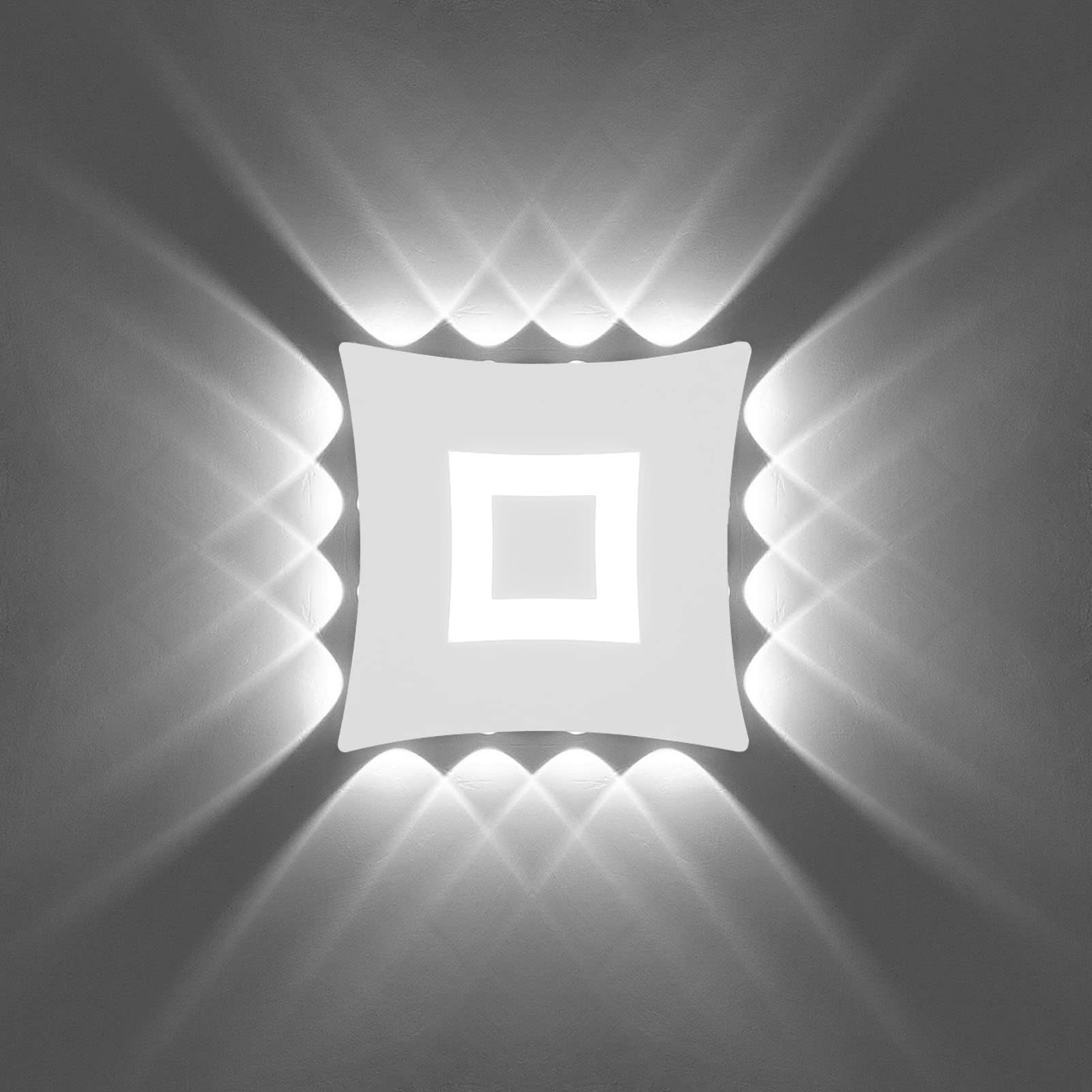 KAWELL 22W Modern Wall Light LED Wall Lamp Waterproof IP65 Aluminum Wall Wash Light LED Indoor Outdoor for Bedroom Stairs Bathroom Corridor Living Room Entrance Porch