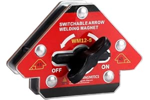 LISHUAI Unique Design On/Off Switch Strong Neodymium Arrow Welding Magnet/Magnetic Angle Welding Clamp 45 90 135 Degrees 55 LBS