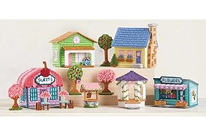 Herrschners Springtime Village Plastic Canvas Kit