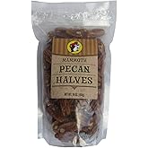 Buc-ees Mammoth Pecan Halves in a Resealable Bag, 16 Ounces