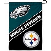 House Divided Eagles and Steelers Double Sided Garden Flag