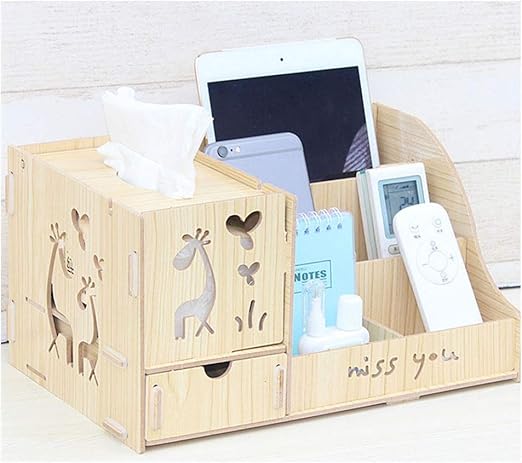 Amazon Com Diy Desktop Makeup Shelf Creative Wooden Simple Mask