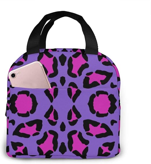 hot pink lunch bag