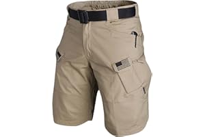 FONMA Mens Cargo Shorts 2025 Summer Outdoor Tactical Shorts Solid/Patriotic Printed Military Shorts with Multi Pockets