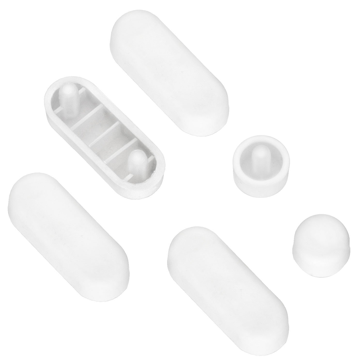 Cornat Buffer set for toilet seat type of acrylic with soft-close mechanism, TEC365023