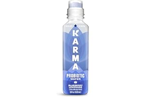 Karma Probiotic Water - Blueberry Lemonade Drink - Immune & Gut Health Support