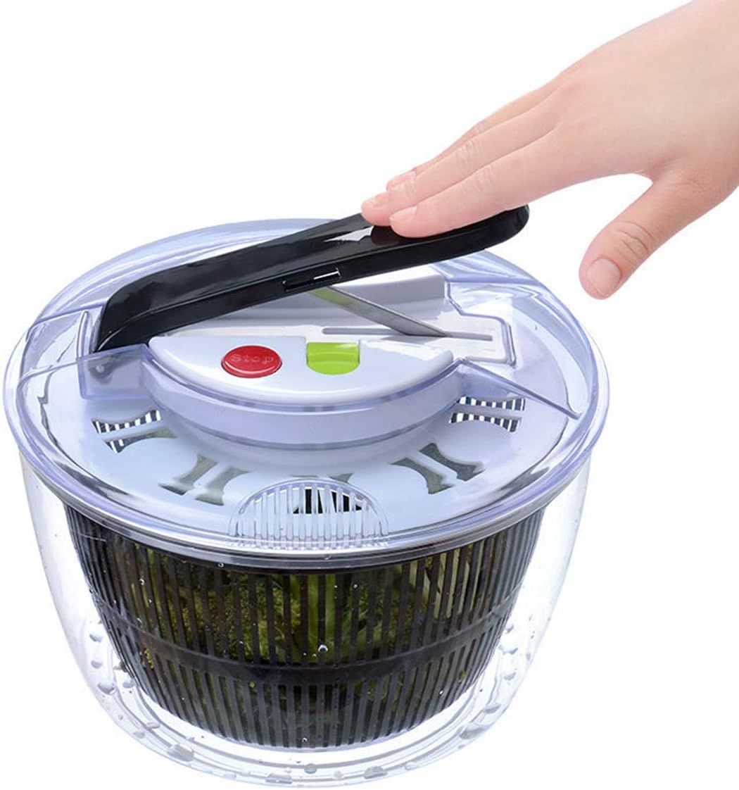 Essoreuse à Salade Électrique Rechargeable USB - Séchoir à Légumes Avec Bol