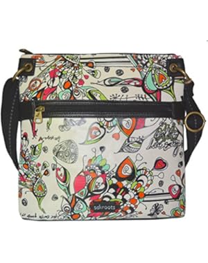 Artist Circle Crossbody Handbag Optioc Print Bag Purse