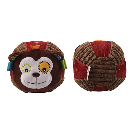 homese Juguetes de pelota de peluche de bebé Animales de dibujos ...