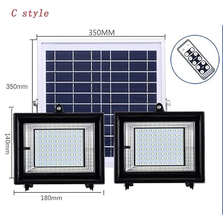 Xien Foco LED Proyector LED Foco Solar Luz De Inundación Solar Luz ...