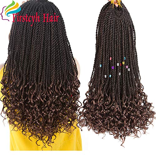 Goddess Senegal Twist Crochet Hair Curly Ends Synthetic Import