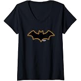 Womens Gotham Knight's Batgirl logo V-Neck T-Shirt