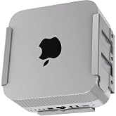 IFCASE Metal Wall/Vesa Mount for Mac Studio M1-M5 Max, Ultra (Silver) | Anti-Scratch Silicone Pad, Anodized Aluminum, Heat Dissipation Design