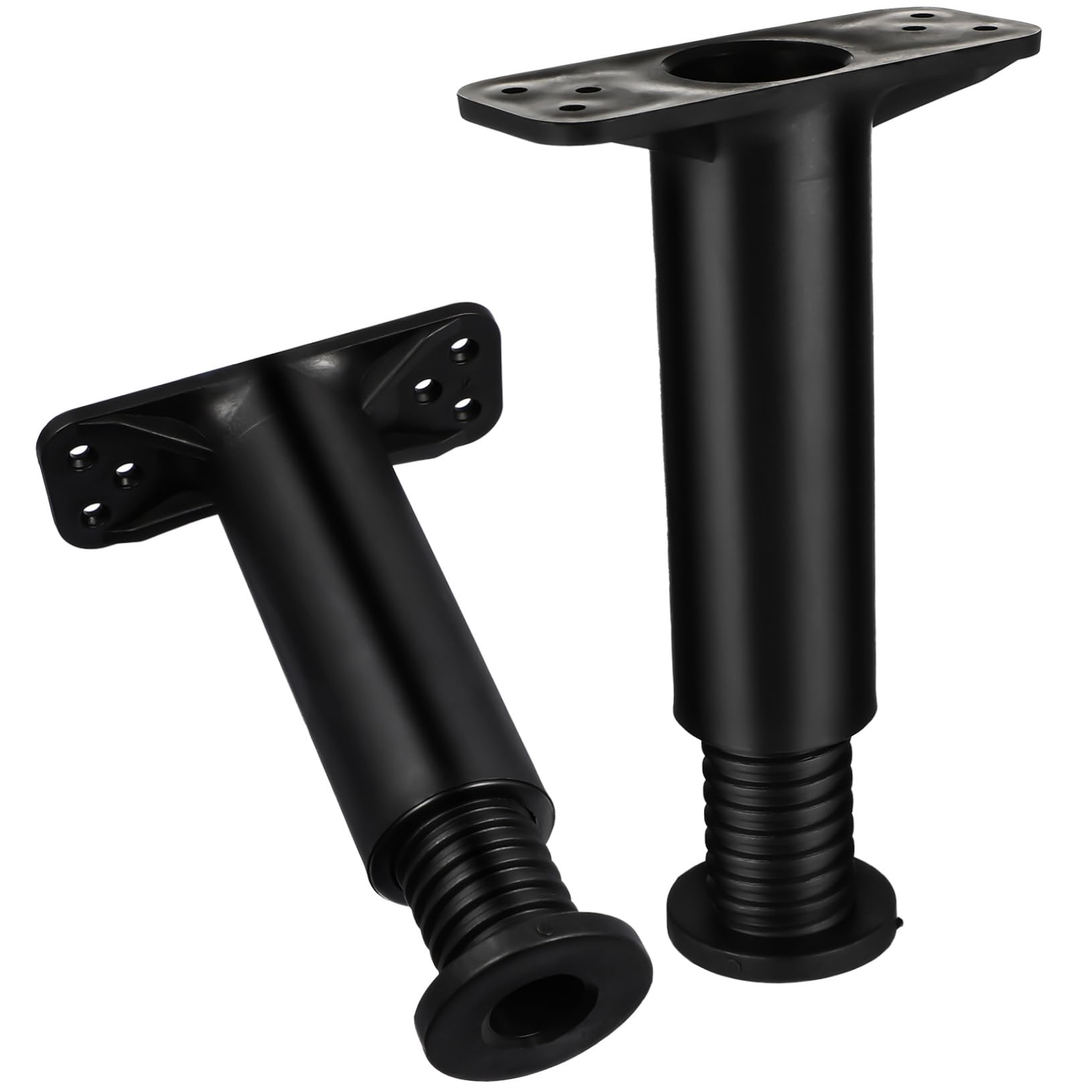 COLLBATH 2pcs Bed Support Frame King Sized Bed Frame Adjustable Bed Replacement Legs Bed Center Support Leg Legs for Adjustable Bed Base Mattress Holder 15c Steel Frame Metal