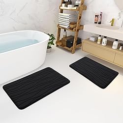 Buganda Memory Foam Bathroom Rug Mat 54x24, Extra
