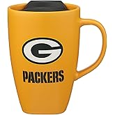 The Memory Company Officially Licensed NFL - Green Bay Packers 15oz Square Mug with Logo