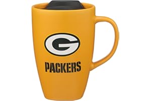 The Memory Company Officially Licensed NFL - Green Bay Packers 15oz Square Mug with Logo