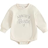 VISGOGO Newborn Infant Baby Boy Girls Oversized Romper Little Dude Sweater Onesie Coming Home Outfit Neutral Clothes