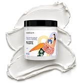 KAMENSKAYA Light Texture Paste 8.45 fl oz / 250 ml &ndash; Acrylic Modeling Paste for Canvas, White Texture Medium for Acrylic Painting, Crack-Resistant, Sandable, Made in EU
