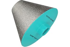 GYTYCATAH Diamond Beveling Chamfer Bits, Diamond Countersink Drill Bits for Existing Holes Enlarging Shaping Trimming in Tile Marble Glass Granite Ceramic, 27mm to 82mm Dia, 5/8"-11 Threads (Blue)