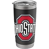Ohio State Buckeyes Icon Logo Black Officially Licensed Stainless Steel Insulated Tumbler