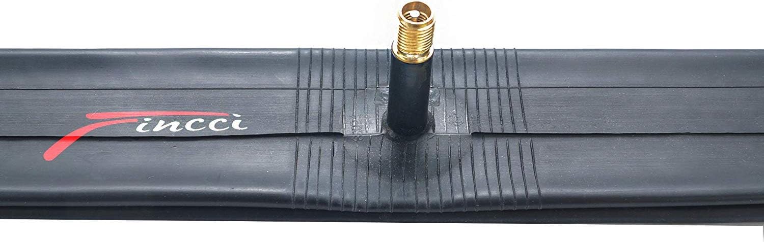 Lot De 2 Chambres à Air Fincci 700 X 32c/35c/38c – Valve Presta 48 Mm, Caoutchouc Butyle, Pour Vélo Route, VTT 28/29 Pouces, électrique