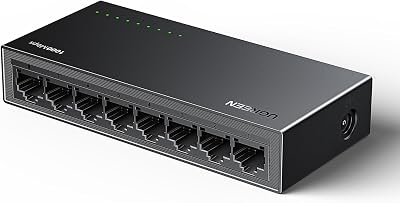 LAN Switch Gigabit Netzwerk Switch, Plug & Play (8 Port)