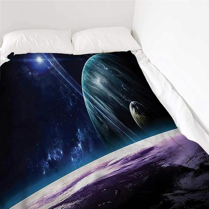 Breathable Blanket Space, Universe with Lightweight Warm
