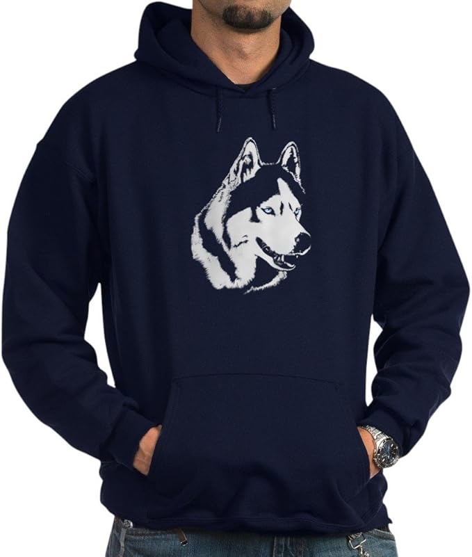 CafePress Siberian Husky Sled Dog Sweatshirt Clothing