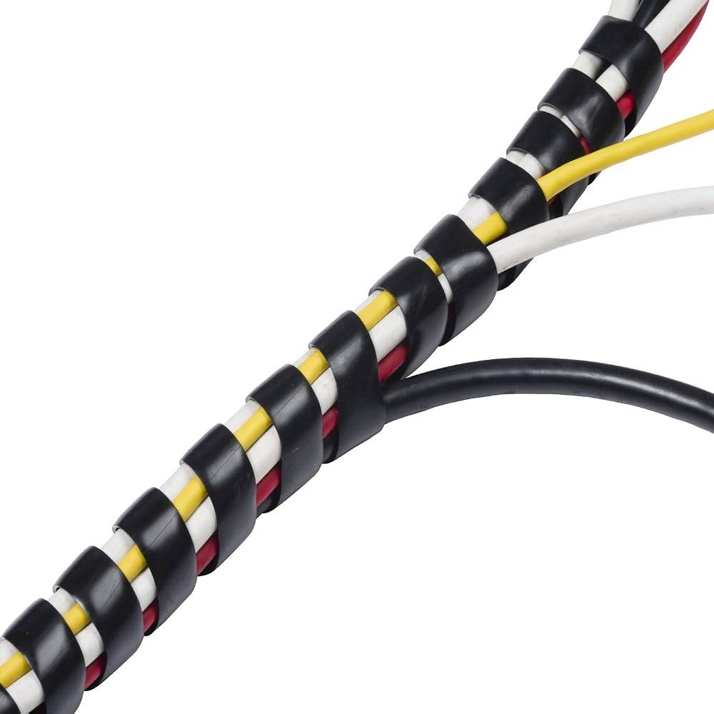 D-Line CTW2.5B Spiral Wrap Cable Tidy Black 2.5 Meter Length