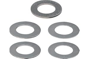 HEBRAR 26140 Distributor Gear Shim Kit Compatible with GM and for Chrysler, Accel Shim Kit, Multiple Specifications Gear Kit 2 PCS Thickness 0.5mm and 0.25mm,1 PCS 1.32mm Thick Shims