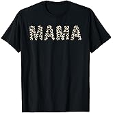 Mama Leopard Cheetah Print T-Shirt
